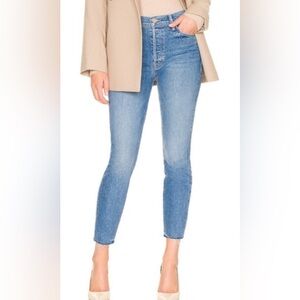 MOTHER Denim - The Stunner Ankle Fray in Crate Digger - Size 25